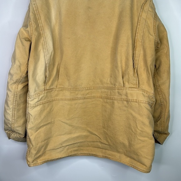 Vintage Woolrich Wool Blanket Lined Canvas Chore Jacket Large - Picture 6 of 14